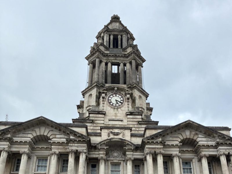 A photograph of Stockport Town Hall