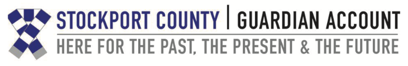 The Stockport County Guardian Account logo.