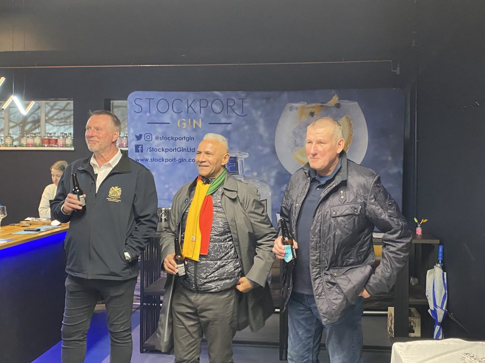 A photograph from an evening with Oshor Williams and Tommy Sword.