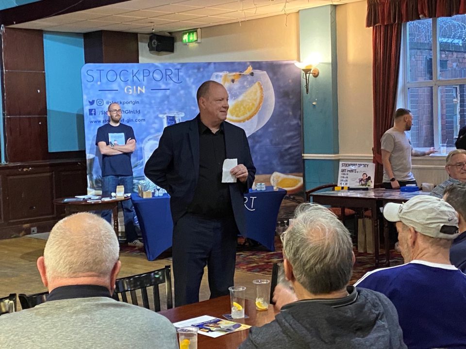 A photograph from the Bergara Gin launch event.